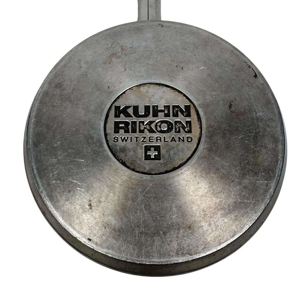 Kuhn Rikon‎ Saucepan with Glass Lid Cooking Pot Pan Switzerland Stainless Steel